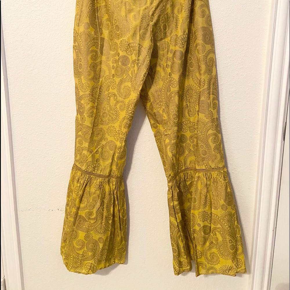 Women/Girls Linen print Gharara pants - Picture 2 of 5